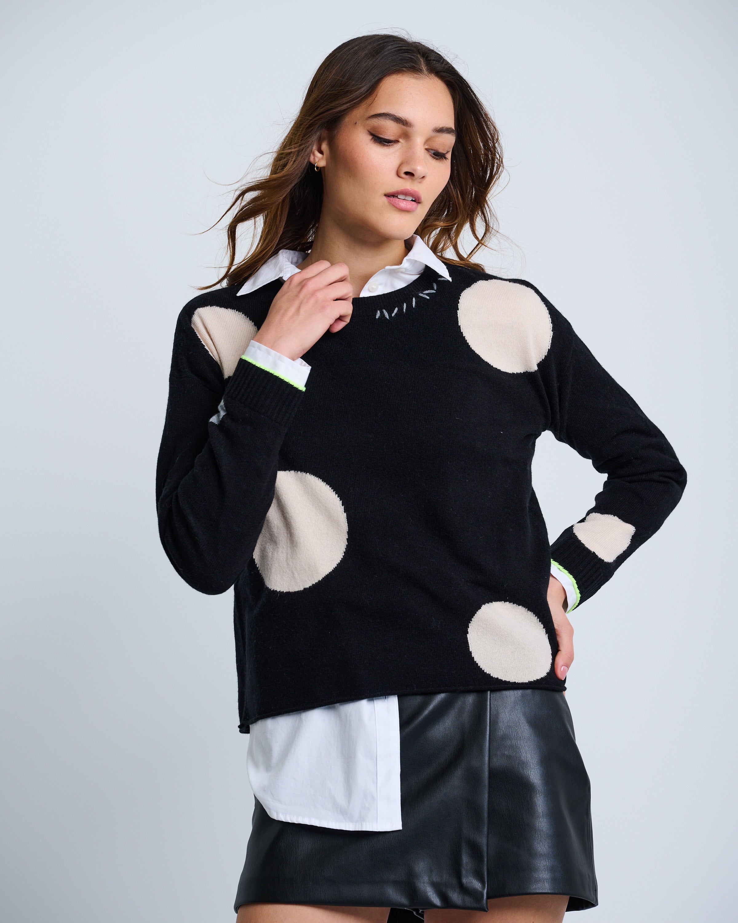 Lisa Todd Sweater Hot for Dots