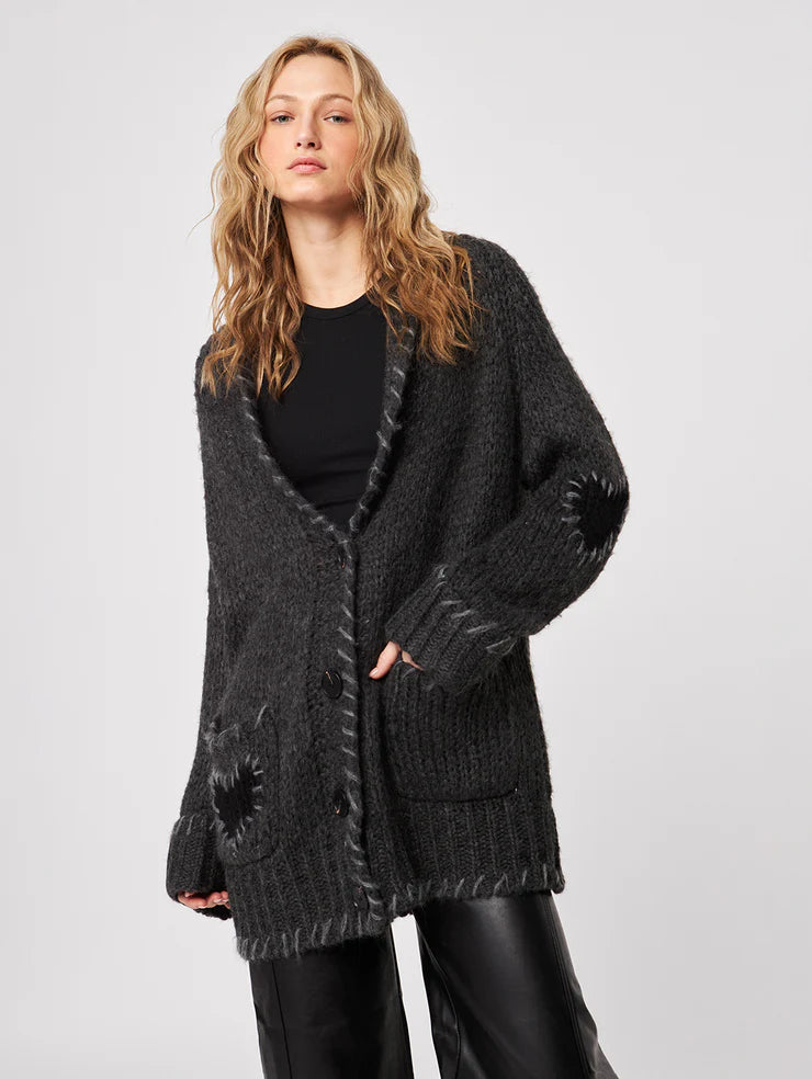 John & Jenn Cardigan Tripp in Grey