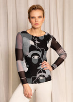 Load image into Gallery viewer, AMB Double Sheer Printed Tops
