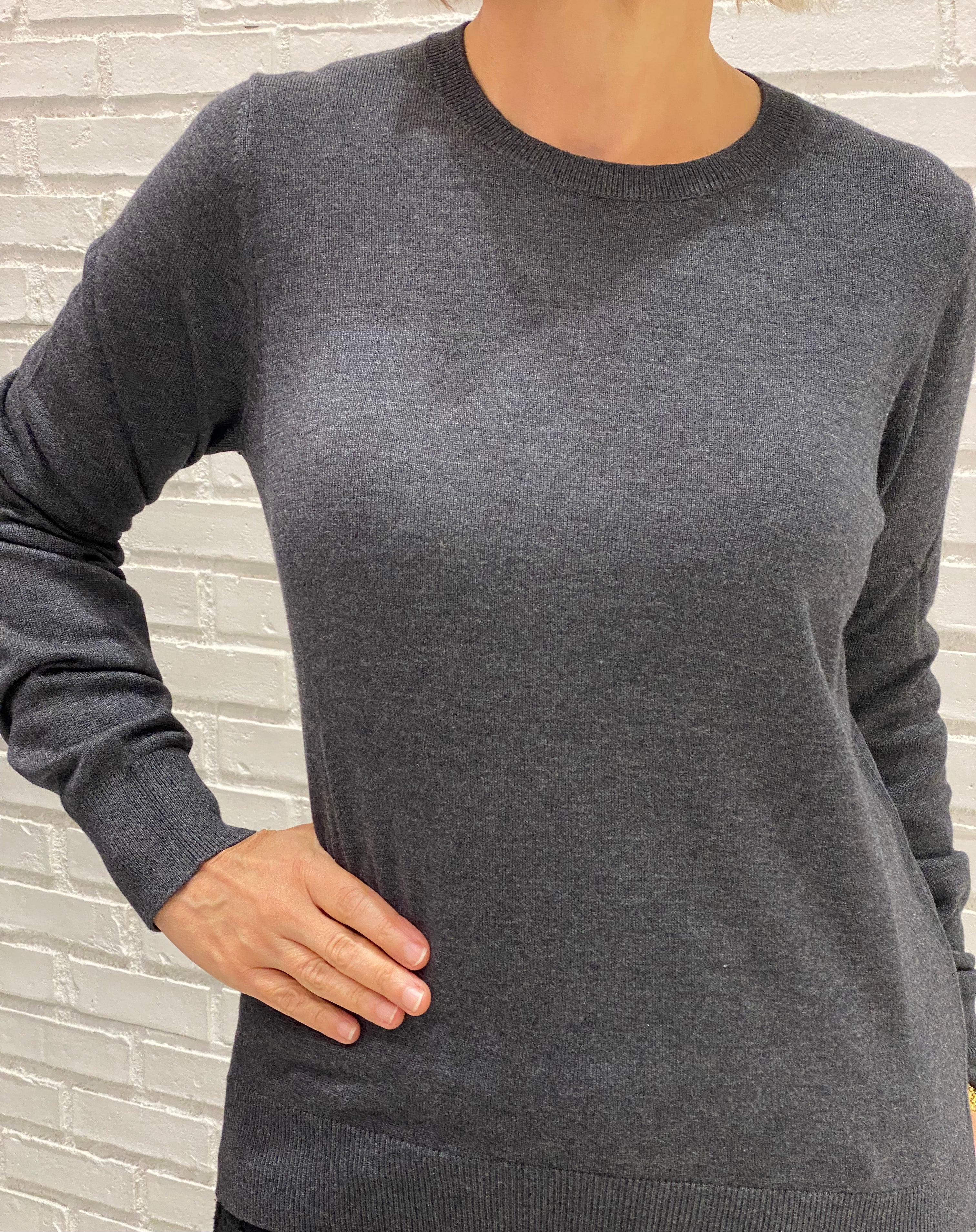 Repeat Cotton Crewneck Sweater