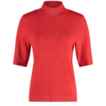 Load image into Gallery viewer, Gerry Weber Short Sleeve Sweater in Lipstick
