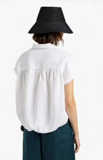 Load image into Gallery viewer, Liviana Conti White Linen Blouse
