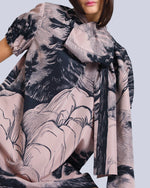 Load image into Gallery viewer, Marie Saint Pierre Printed Silk Dress Nicole
