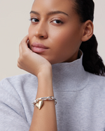 Load image into Gallery viewer, Jenny Bird Padlock Heart Chain Bracelet
