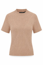Load image into Gallery viewer, Iris Setlakwe Short sleeve rib top
