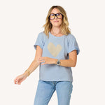 Load image into Gallery viewer, Kerri Rosenthal Suke Imperfect Heart Tee
