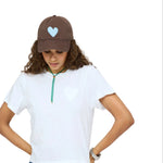 Load image into Gallery viewer, Kerri Rosenthal Imperfect Velvet Heart Hat
