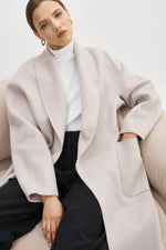 Load image into Gallery viewer, Larmaque DB Wool Coat Thara
