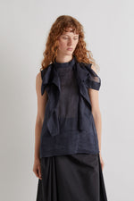 Load image into Gallery viewer, Meimeij top in midnight navy
