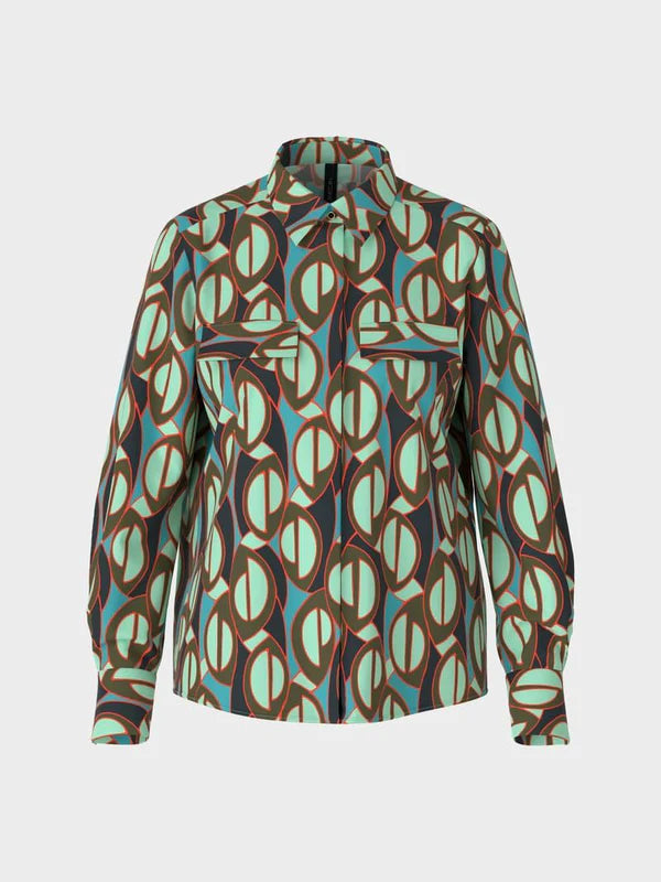Marc Cain Graphic Printed Blouse