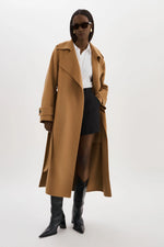 Load image into Gallery viewer, Lamarque Wool Trench Coat Margaret
