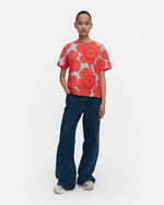 Load image into Gallery viewer, Merimekko Erna Unikko Kioski t-shirt
