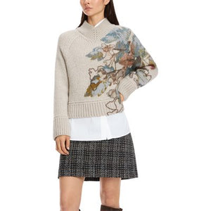 Marc Cain Sweater with Floral Print