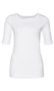 Marc Cain S/S T-Shirt with Cuff on sleeve
