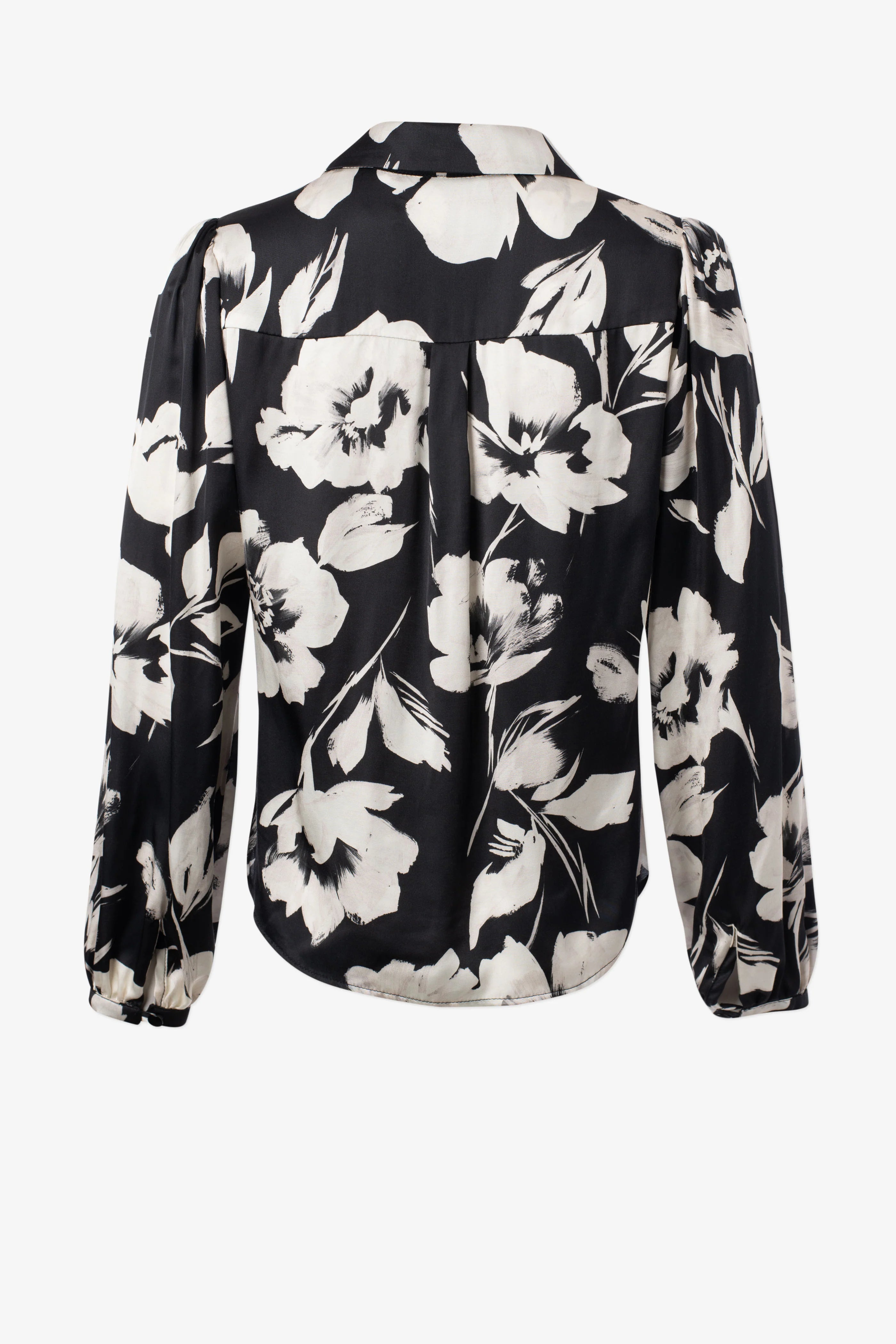 Iris Satin Floral Blouse