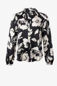 Iris Satin Floral Blouse