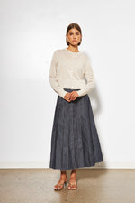 Load image into Gallery viewer, Line Cardigan Norah in Seashell Shimmer
