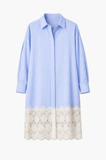 Load image into Gallery viewer, Notshy Blue Stripe Dress Marjo
