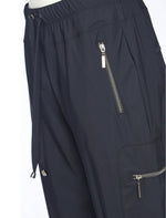 Load image into Gallery viewer, Naya Black Cuffed Travel Pant
