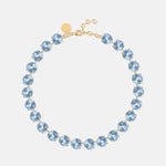 Load image into Gallery viewer, Rebekah Price Light Sapphire Rivoli Necklace- Gold
