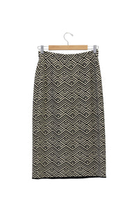 Maria Bellentani Diagonal pattern skirt Perla