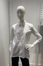 Load image into Gallery viewer, Max Volmary Tailored White Shirt with Collar Detail
