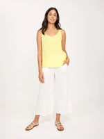 Load image into Gallery viewer, Pistache Cropped Linen Pant
