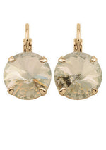Load image into Gallery viewer, Rebecca Price Light Sapphire Rivoli Drops- Gold
