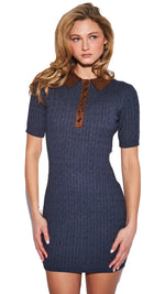 Load image into Gallery viewer, John &amp; Jenn Rodney Heritage Indigo Dress
