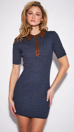 Load image into Gallery viewer, John &amp; Jenn Rodney Heritage Indigo Dress
