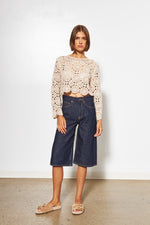 Load image into Gallery viewer, Line Crochet Sweater Romie
