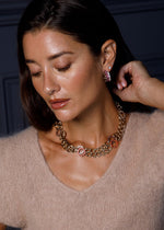 Load image into Gallery viewer, Rebekah Price Radiance Pink Hoops
