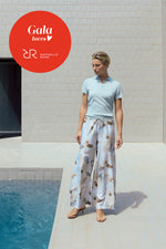 Load image into Gallery viewer, Raffaello Rossi Grey Printed Pant Helena
