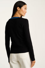 Load image into Gallery viewer, Lisa Todd Pure Rib V Neck Sweater
