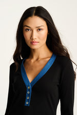 Load image into Gallery viewer, Lisa Todd Pure Rib V Neck Sweater
