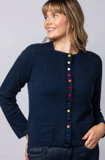 Load image into Gallery viewer, Estheme Cashmere Sweater Multi Colour Buttons
