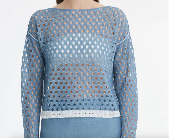 Sarah Pacini Mesh Sweater long sleeve – Optionsforher