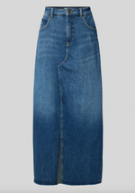 Load image into Gallery viewer, Cambio Long Denim Skirt Harlow
