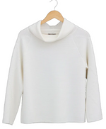 Load image into Gallery viewer, MARIA BELLENTANI DESENZANO KNITTED SWEATER LATTE
