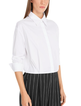 Marc Cain Cropped Cotton Blouse