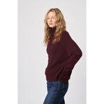 Load image into Gallery viewer, JOHN &amp; JENN - EMMETT TURTLENECK SWEATER IN MERLOT
