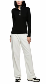 Load image into Gallery viewer, Marc Cain Black Long Sleeve Collar Shirt
