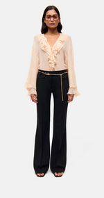 Load image into Gallery viewer, Cambio Pant Fawn flap pocket
