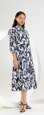 Load image into Gallery viewer, Purotatto Printed Cotton Dress
