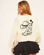 Load image into Gallery viewer, John &amp; Jenn Cardigan Texas Two Step
