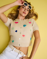 Load image into Gallery viewer, Lisa Todd Cardigan Royal Flush
