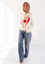Load image into Gallery viewer, Kerri Rosenthal CAD Heart Sweater
