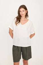 Load image into Gallery viewer, Pistache V-Neck Knitted Top
