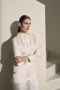 Marc Aurel Stretch satin shirt