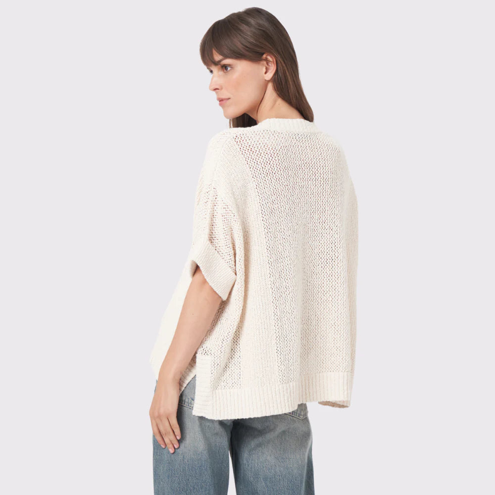 Repeat Relaxed Open knit Cardigan